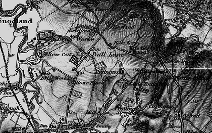 Old map of Eccles in 1895