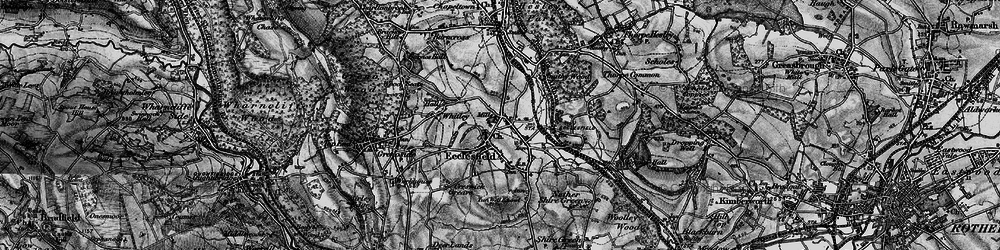 Old map of Ecclesfield in 1896