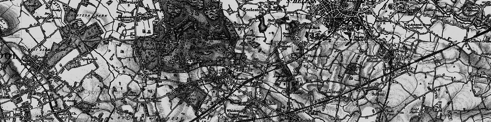 Old map of Eccleston Park in 1896