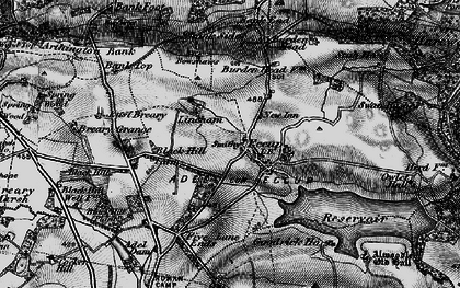 Old map of Eccup in 1898