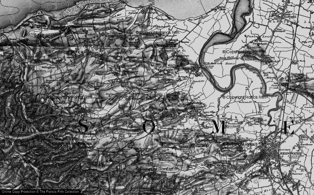 Old Map of Edbrook, 1898 in 1898
