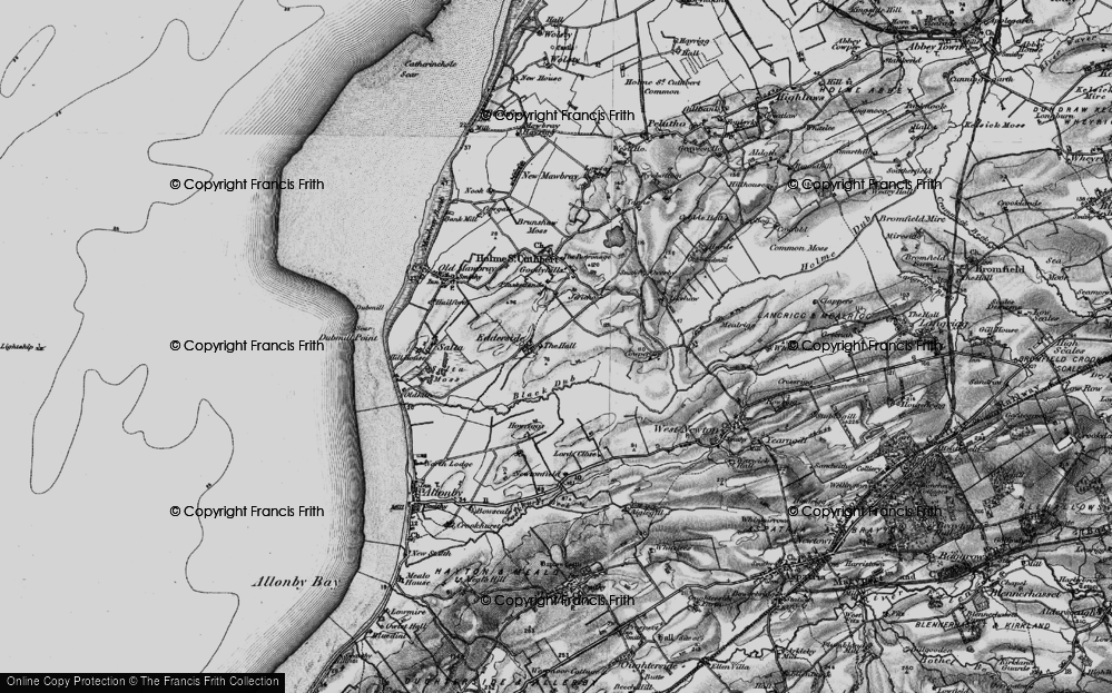 Old Map of Edderside, 1897 in 1897