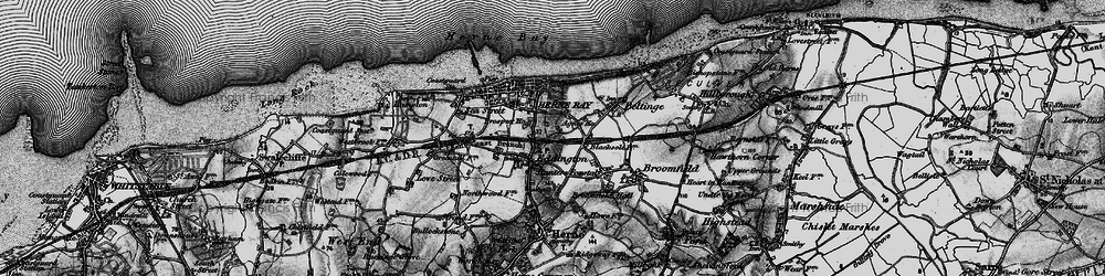 Old map of Eddington in 1894