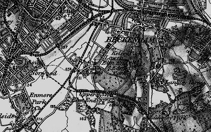 Old map of Eden Park in 1895