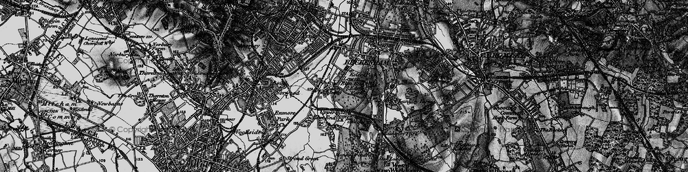 Old map of Eden Park in 1895