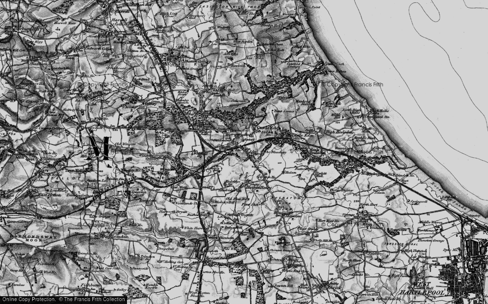 Old Map of Eden Vale, 1898 in 1898