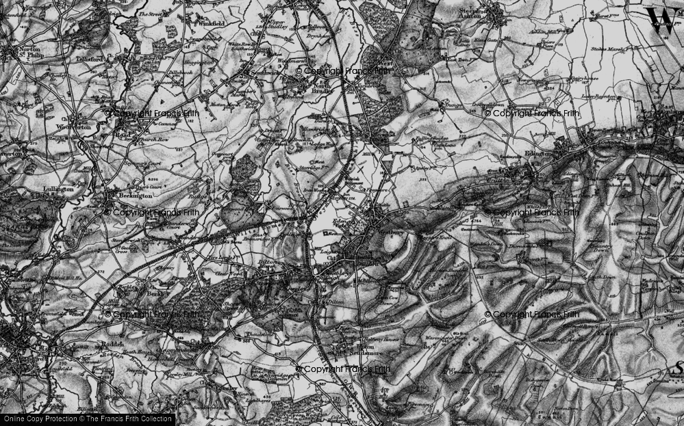 Old Map of Eden Vale, 1898 in 1898