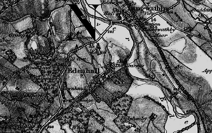 Old map of Edenhall in 1897