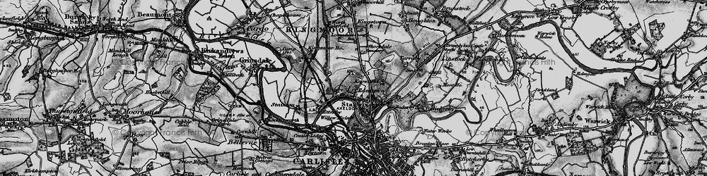 Old map of Edentown in 1897