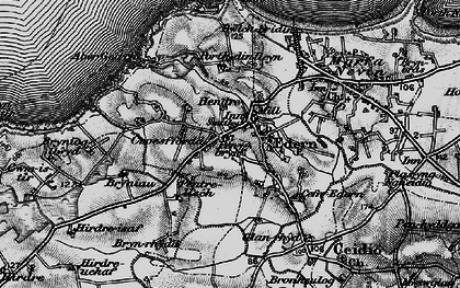 Old map of Edern in 1898