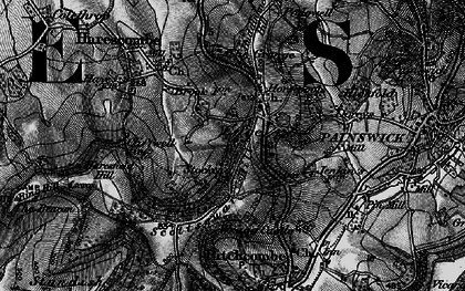Old map of Edge in 1896