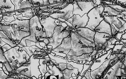 Old map of Edge in 1899