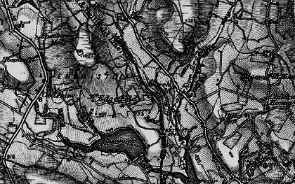 Old map of Broadhead Brook in 1896
