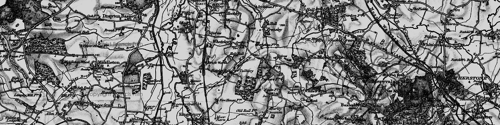 Old map of Edge Hill in 1899