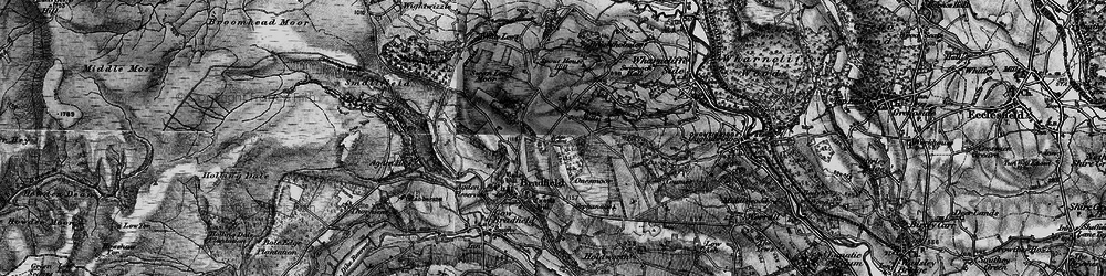 Old map of Edge Mount in 1896