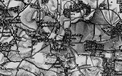 Old map of Edgefield in 1899