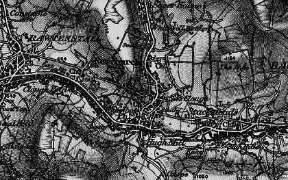 Old map of Edgeside in 1896