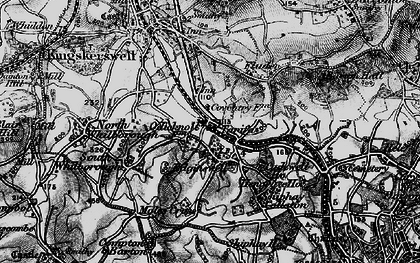 Old map of Edginswell in 1898