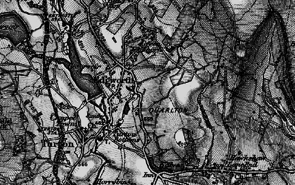 Old map of Edgworth in 1896