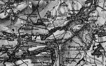 Old map of Edmondsley in 1898