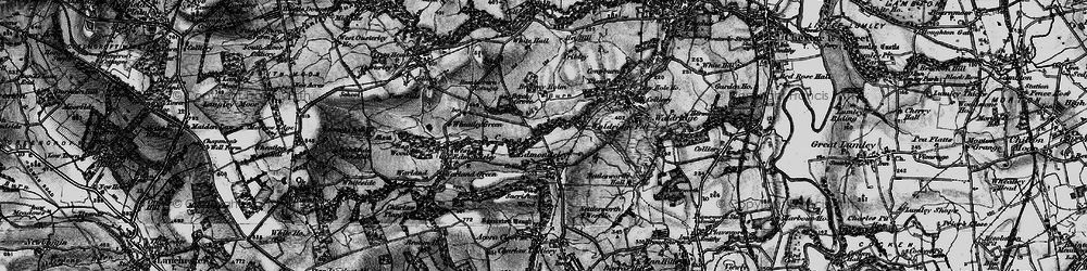 Old map of Edmondsley in 1898