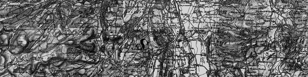 Old map of Efenechtyd in 1897