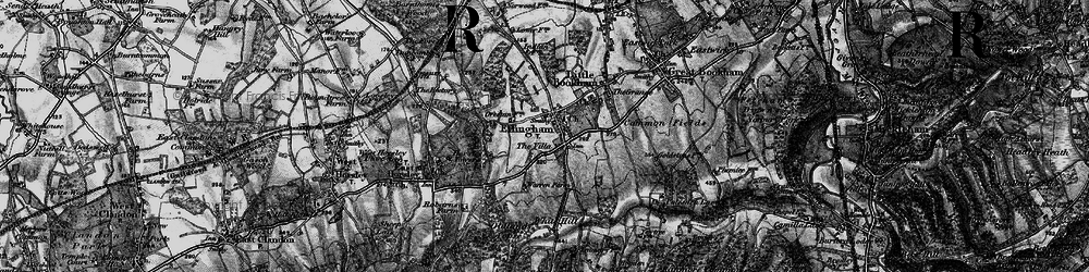 Old map of Effingham in 1896