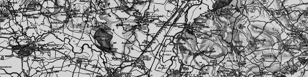 Old map of Efflinch in 1898