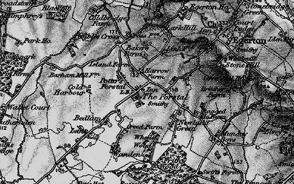 Old map of Egerton Forstal in 1895