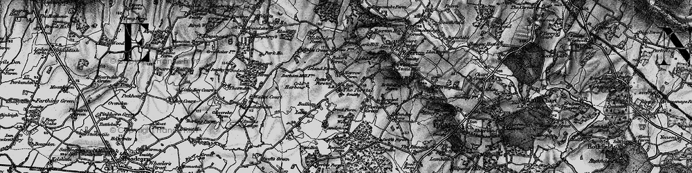 Old map of Egerton Forstal in 1895