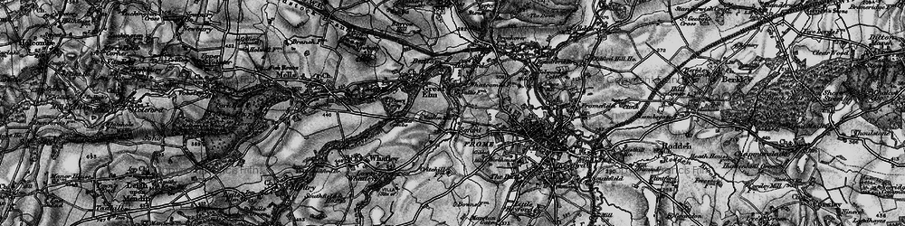 Old map of Egford in 1898