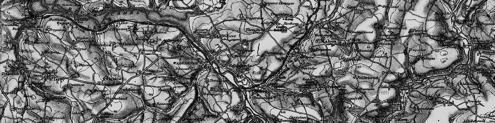 Old map of Egloshayle in 1895