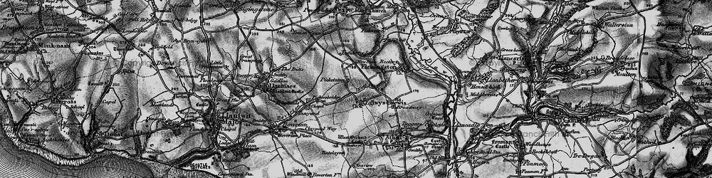 Old map of Picketston in 1897