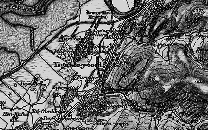 Old map of Ynys-hir Nature Reserve in 1899