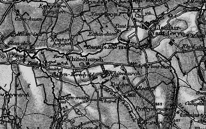 Old map of Eglwyswen in 1898