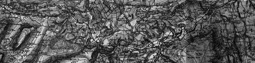 Old map of Egton in 1898