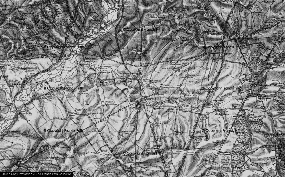 Old Map of Egypt, 1895 in 1895