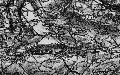 Old map of Bell Dean in 1896
