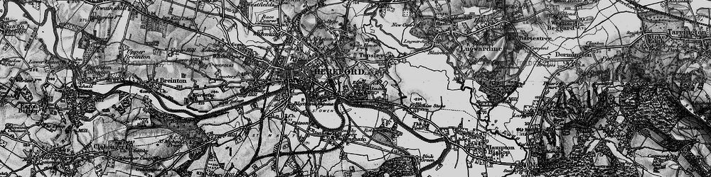 Old map of Eign Hill in 1898