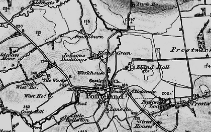 Old map of Eland Green in 1897