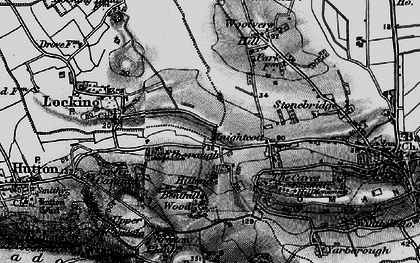 Old map of Elborough in 1898