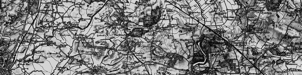 Old map of Elbridge in 1899