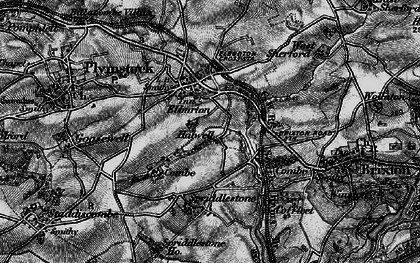 Old map of Elburton in 1897