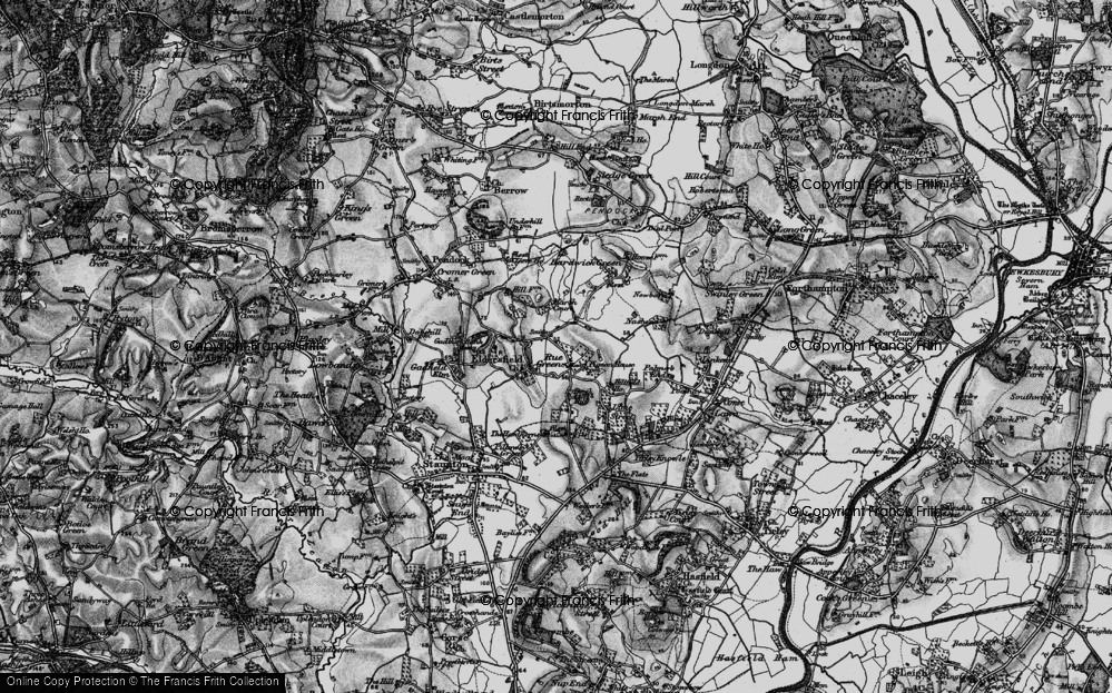 Old Map of Eldersfield, 1896 in 1896