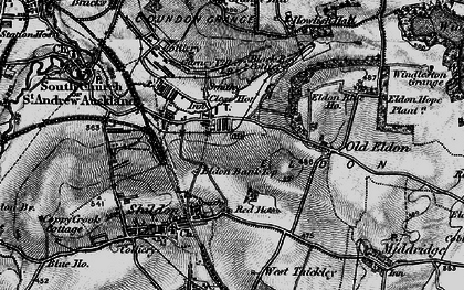 Old map of Eldon in 1897