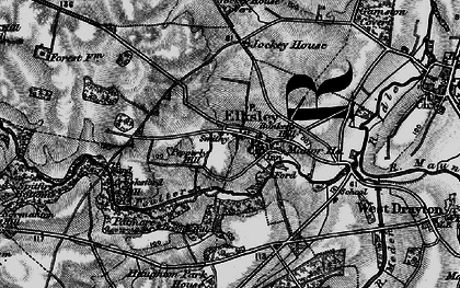 Old map of Elkesley in 1899
