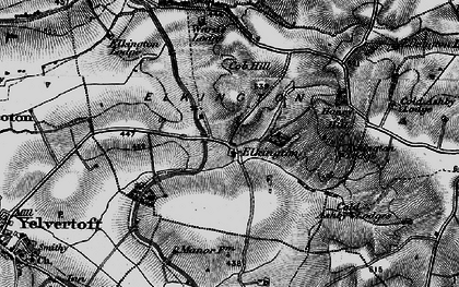 Old map of Elkington in 1898
