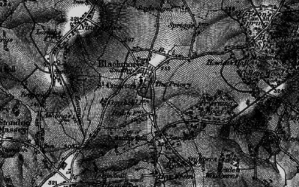 Old map of Elkins Green in 1896
