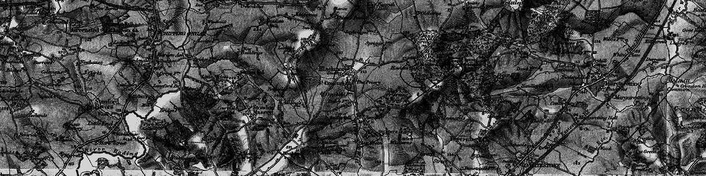 Old map of Elkins Green in 1896
