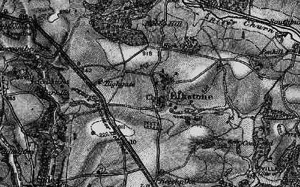 Old map of Elkstone in 1896